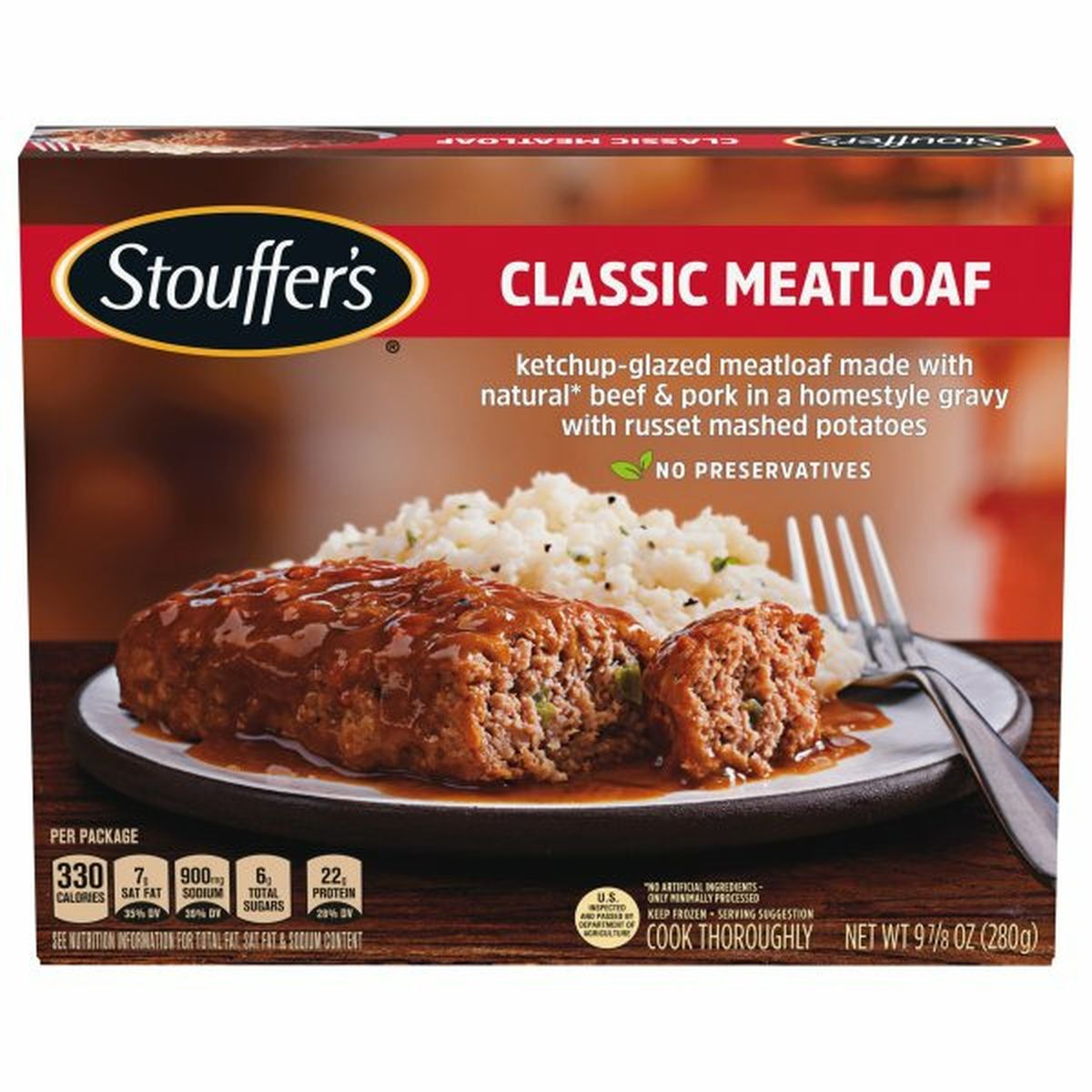 Calories in Stouffer's Meatloaf, Classic