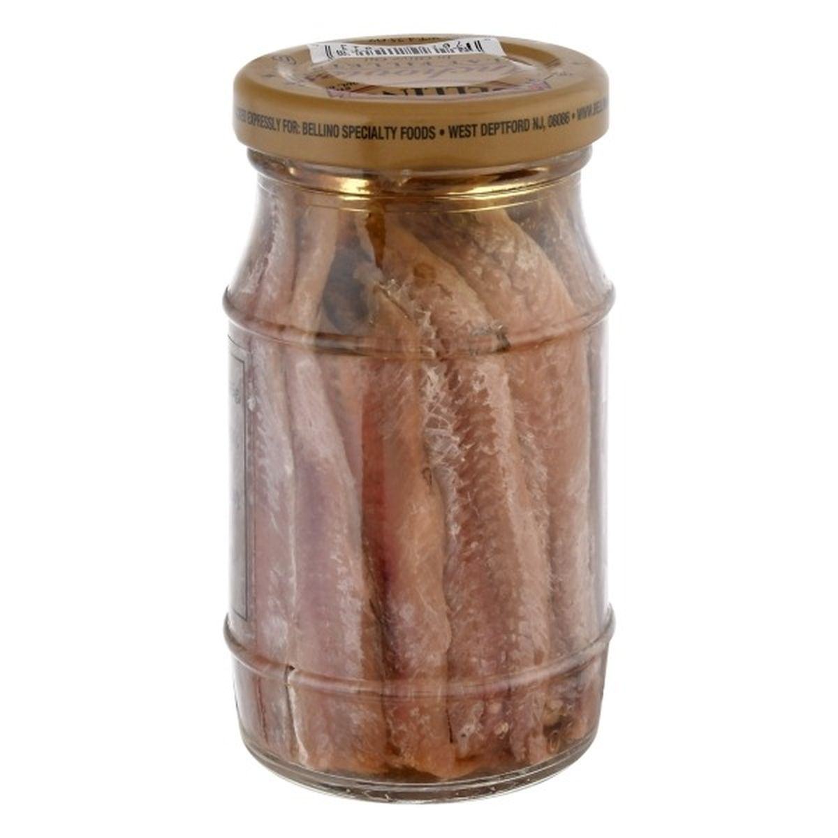 Calories in Bellino Anchovies, in Olive Oil, Flat Fillets