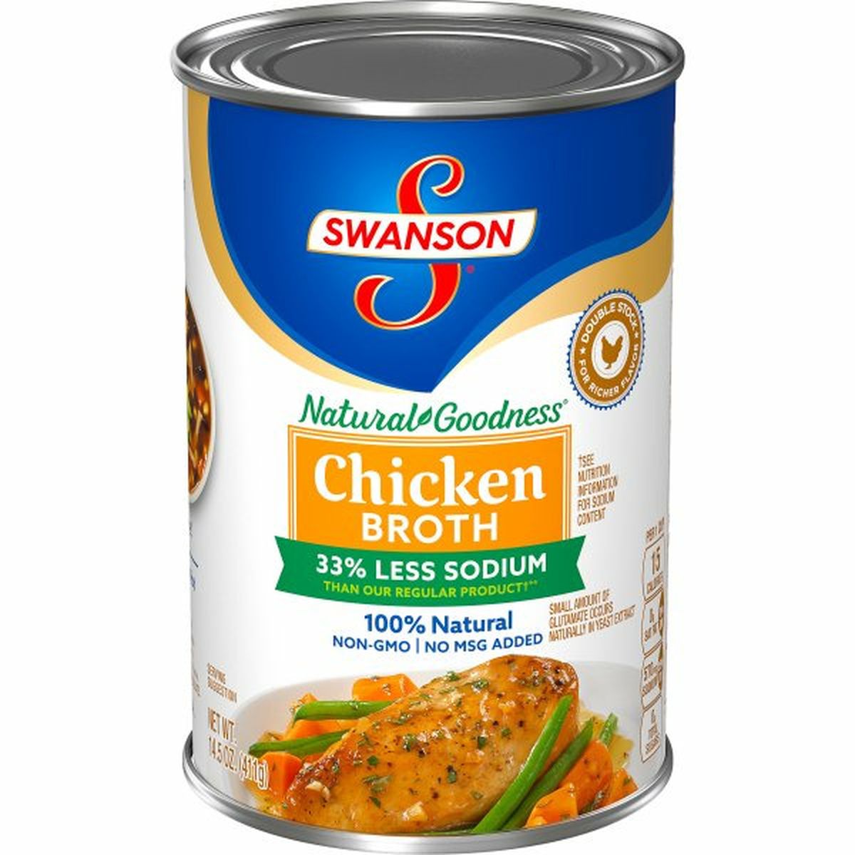 Calories in Swansons Natural Goodness Chicken Broth