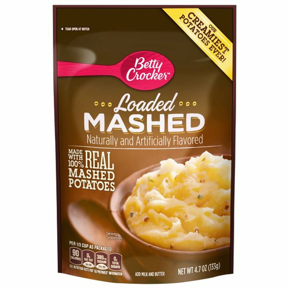 Calories in Betty Crocker Mashed Potatoes, Loaded