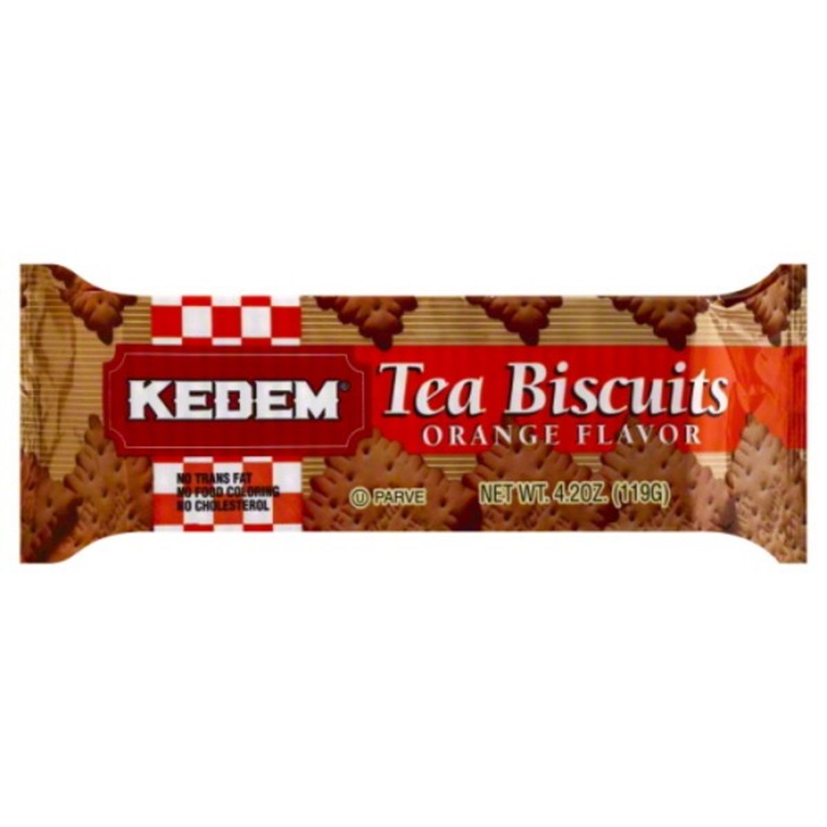 Calories in Kedem Tea Biscuits, Orange Flavor