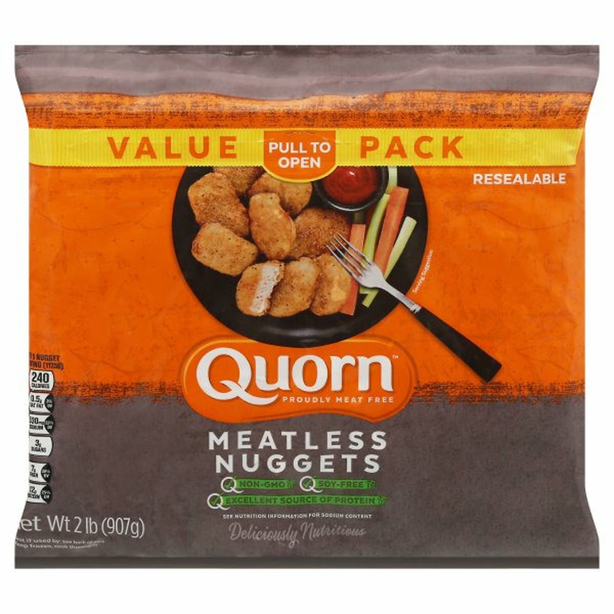 Calories in Quorn Meatless Nuggets, Value Pack
