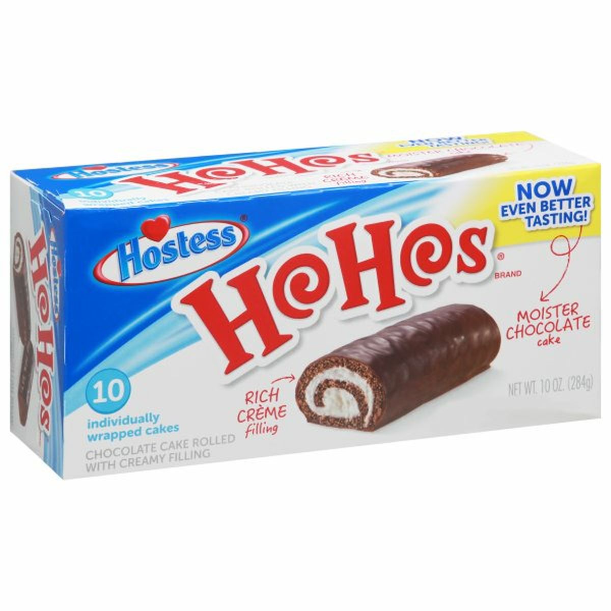 Calories in Hostess Ho Hos Cake Rolled with Creamy Filling, Chocolate