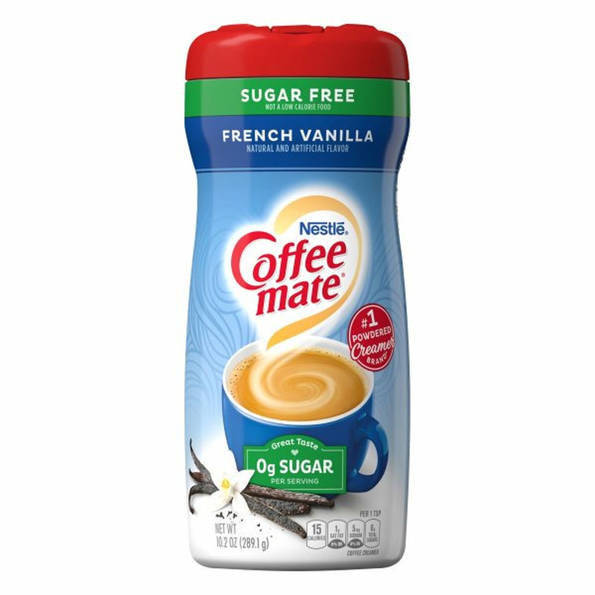 Calories in Coffee mate Coffee Creamer, Sugar Free, French Vanilla