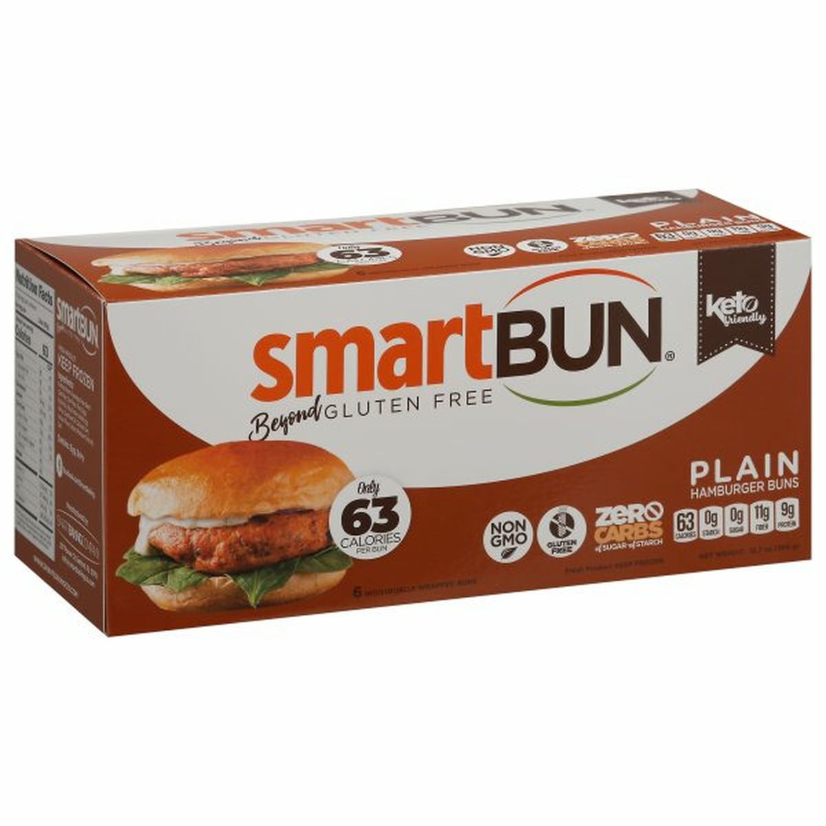 Calories in SmartBun Beyond Gluten Free Hamburger Buns, Plain