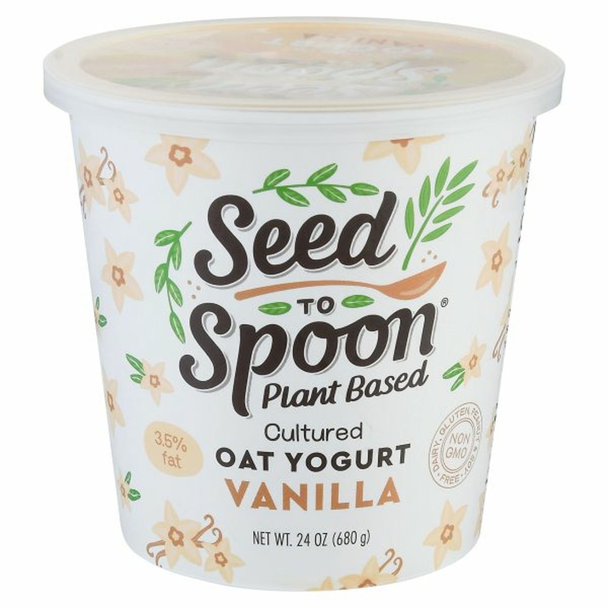 Calories in Seed To Spoon Oat Yogurt, Vanilla