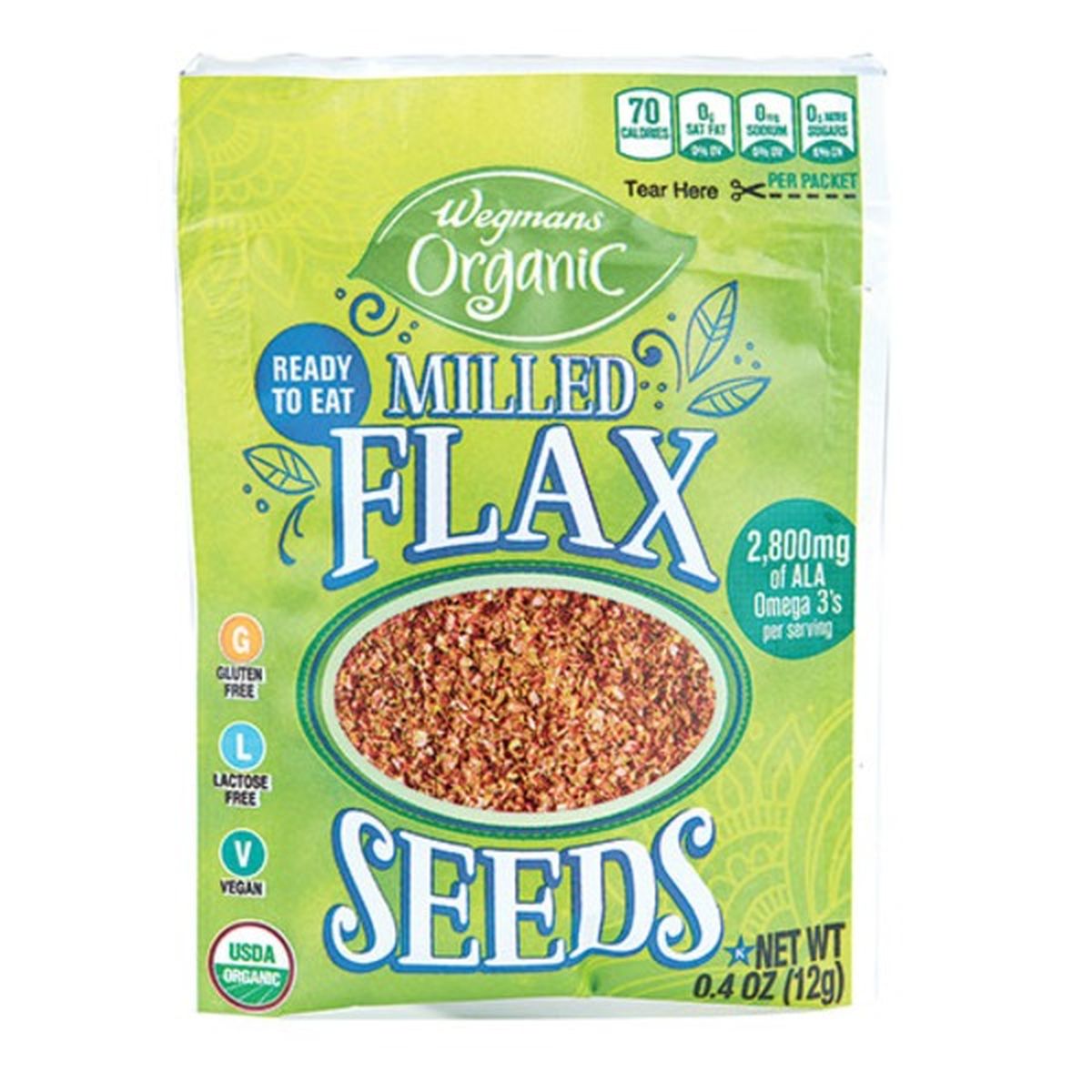 Calories in Wegmans Organic Milled Flax Seeds