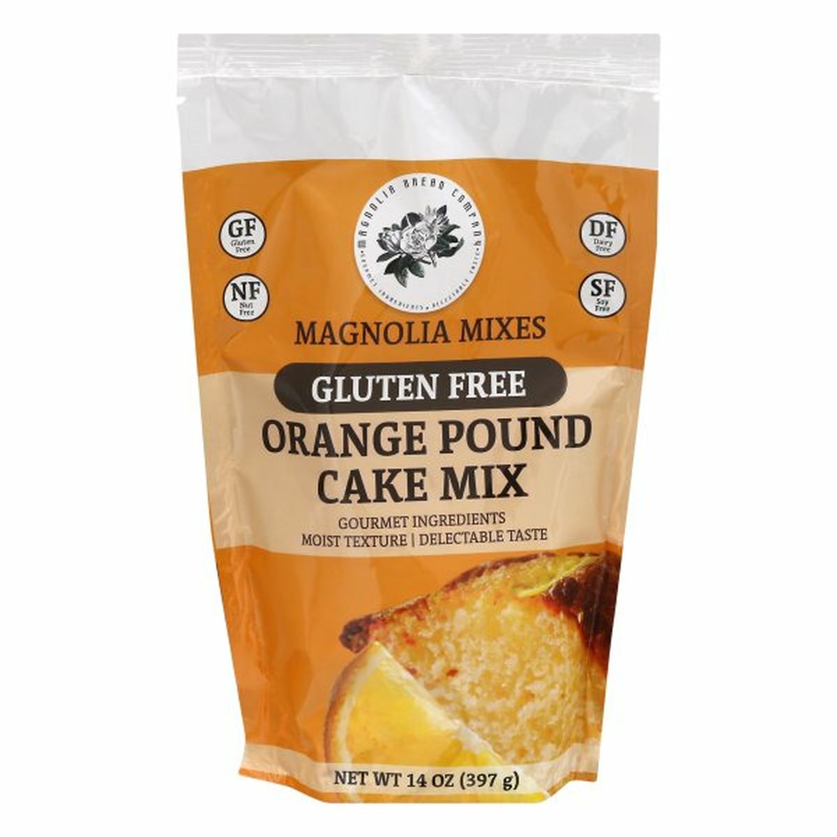 Calories in Magnolia Bread Cake Mix, Gluten Free, Orange Pound