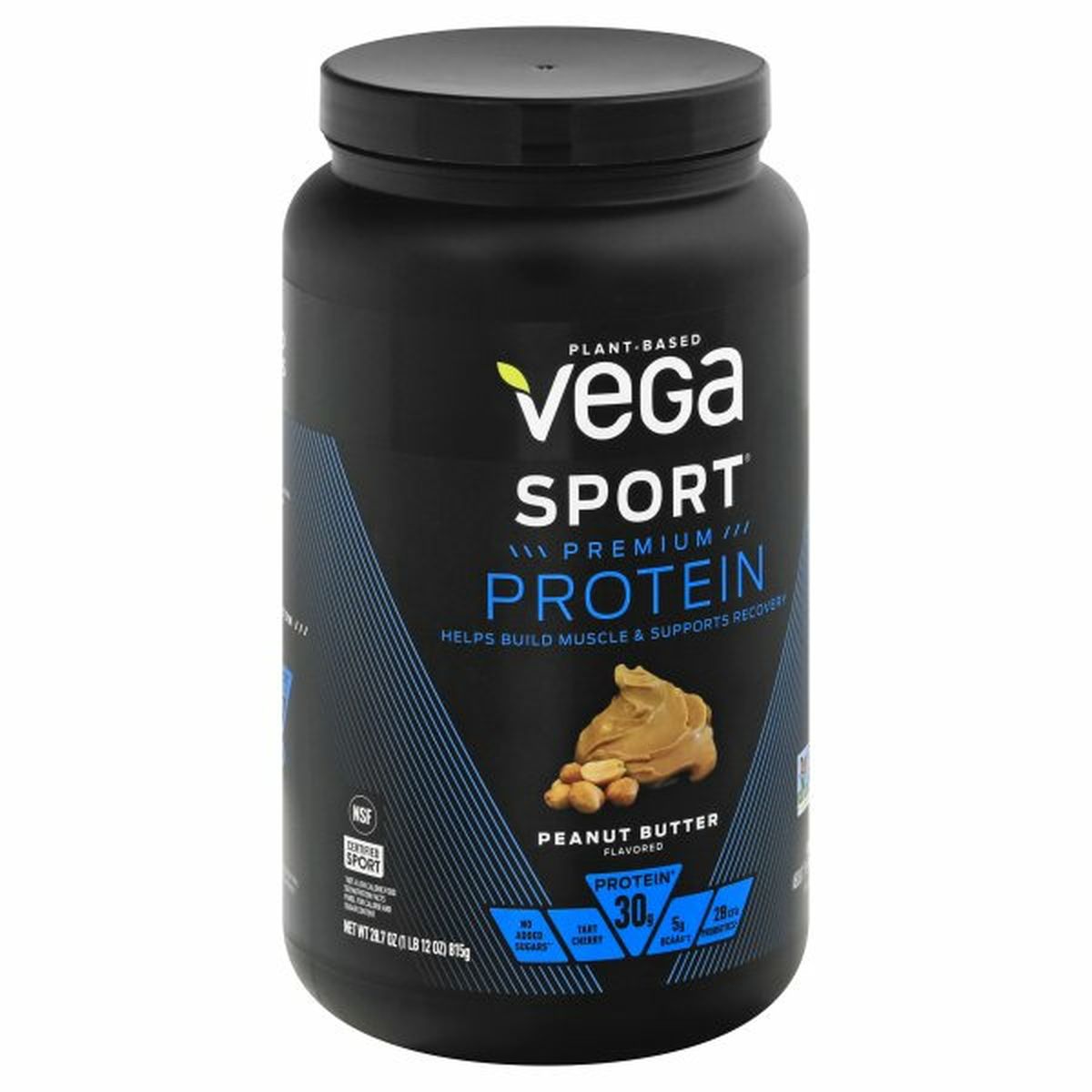 Calories in Vega Sport Drink Mix, Peanut Butter Flavored, Premium Protein
