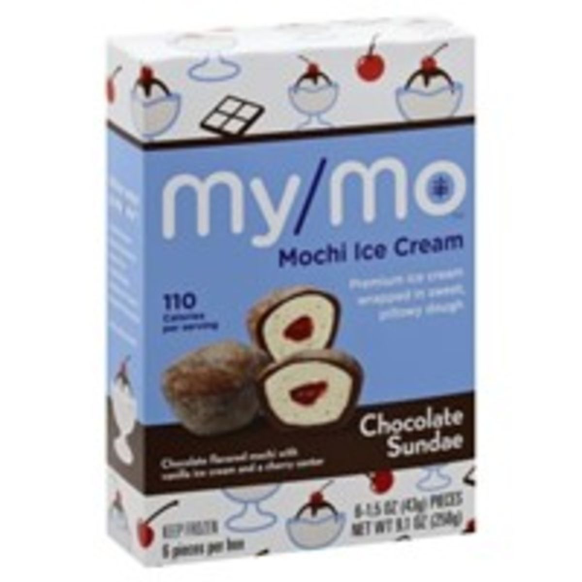 Calories in My Mo Ice Cream, Mochi, Chocolate Sundae