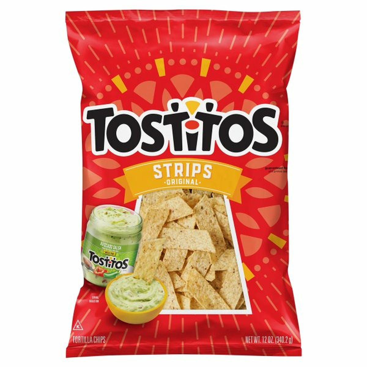 Calories in Tostitos Tortilla Chips, Strips, Original