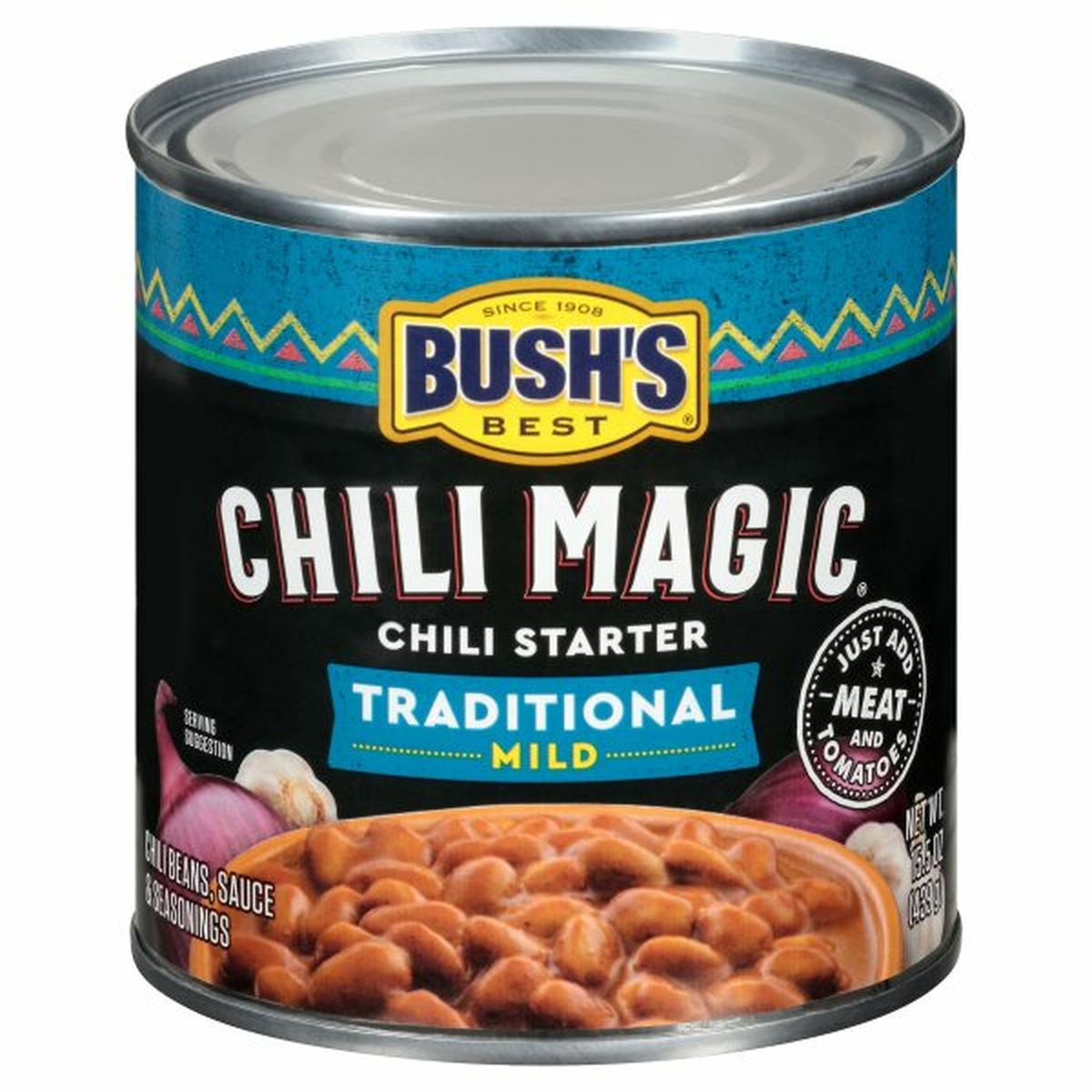 Calories in Bush's Best Chili Magic Chili Starter, Traditional, Mild
