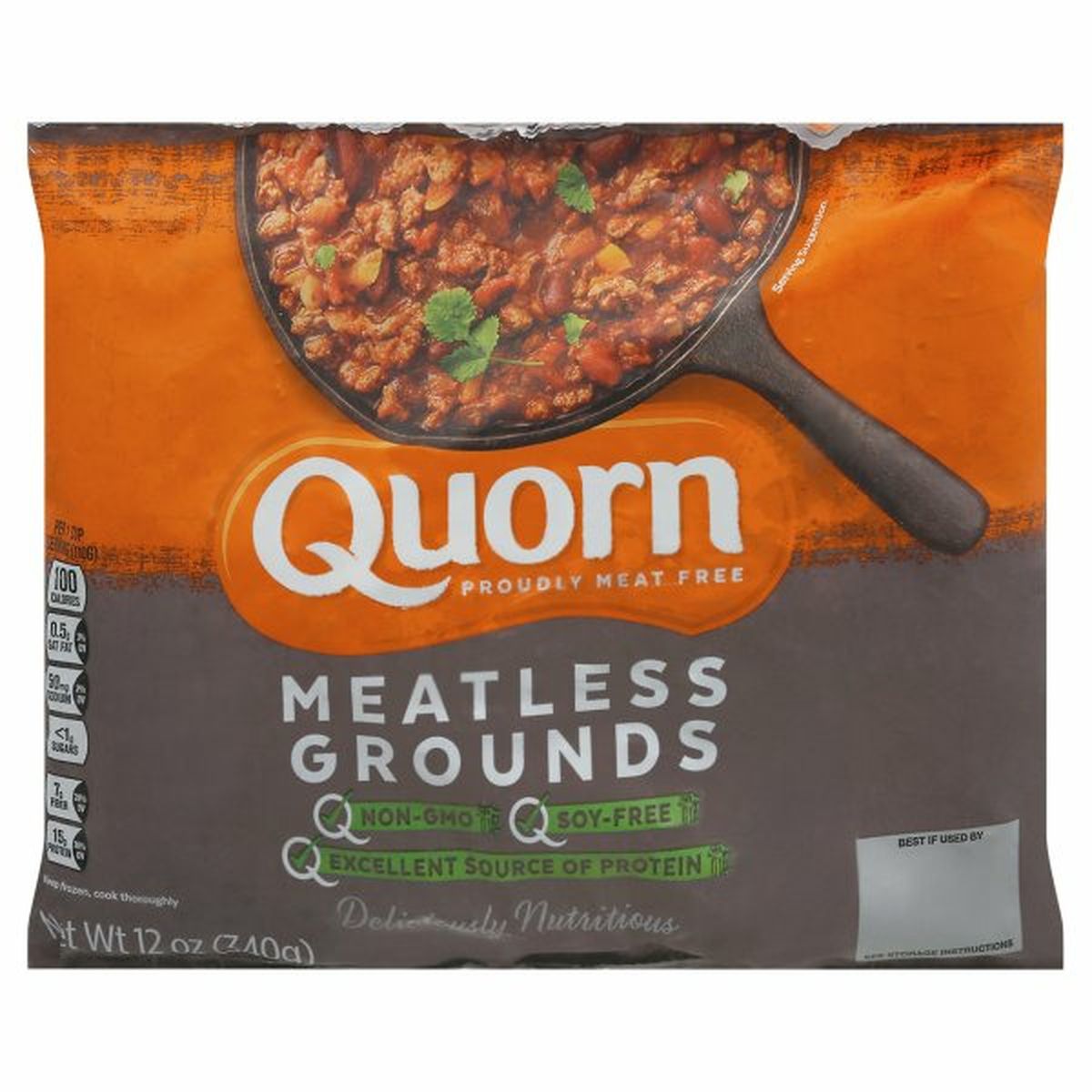Calories in Quorn Meatless Grounds