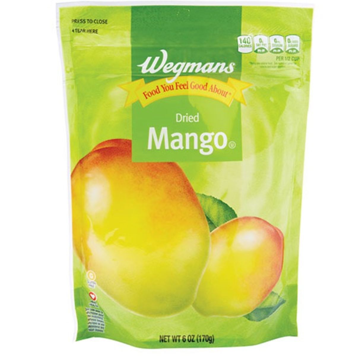 Calories in Wegmans Dried Mango