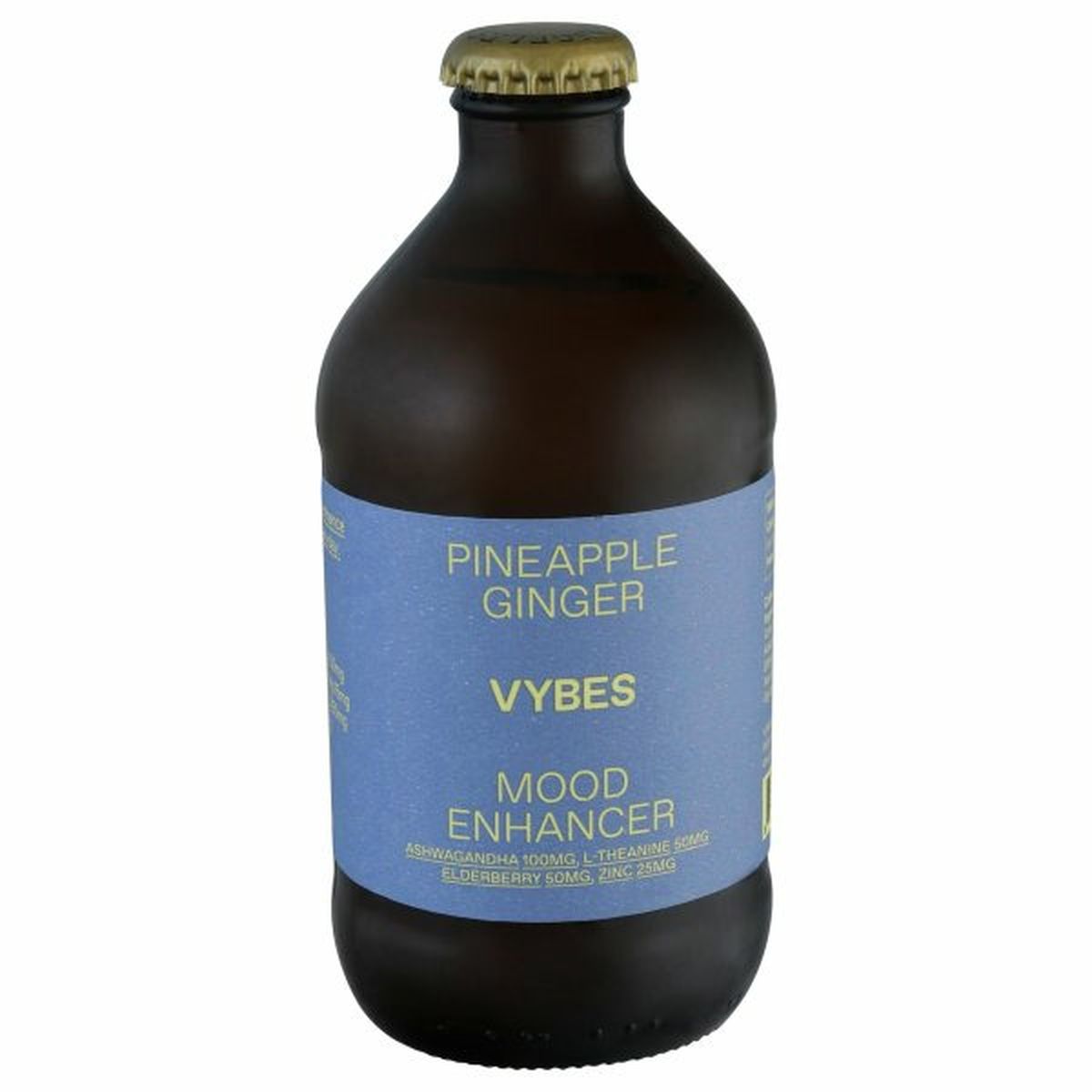 Calories in Vybes Mood Enhancer, Pineapple Ginger