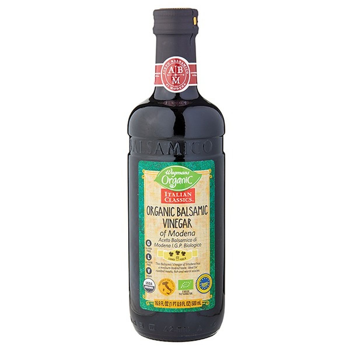 Calories in Wegmans Italian Classics Organic Balsamic Vinegar of Modena