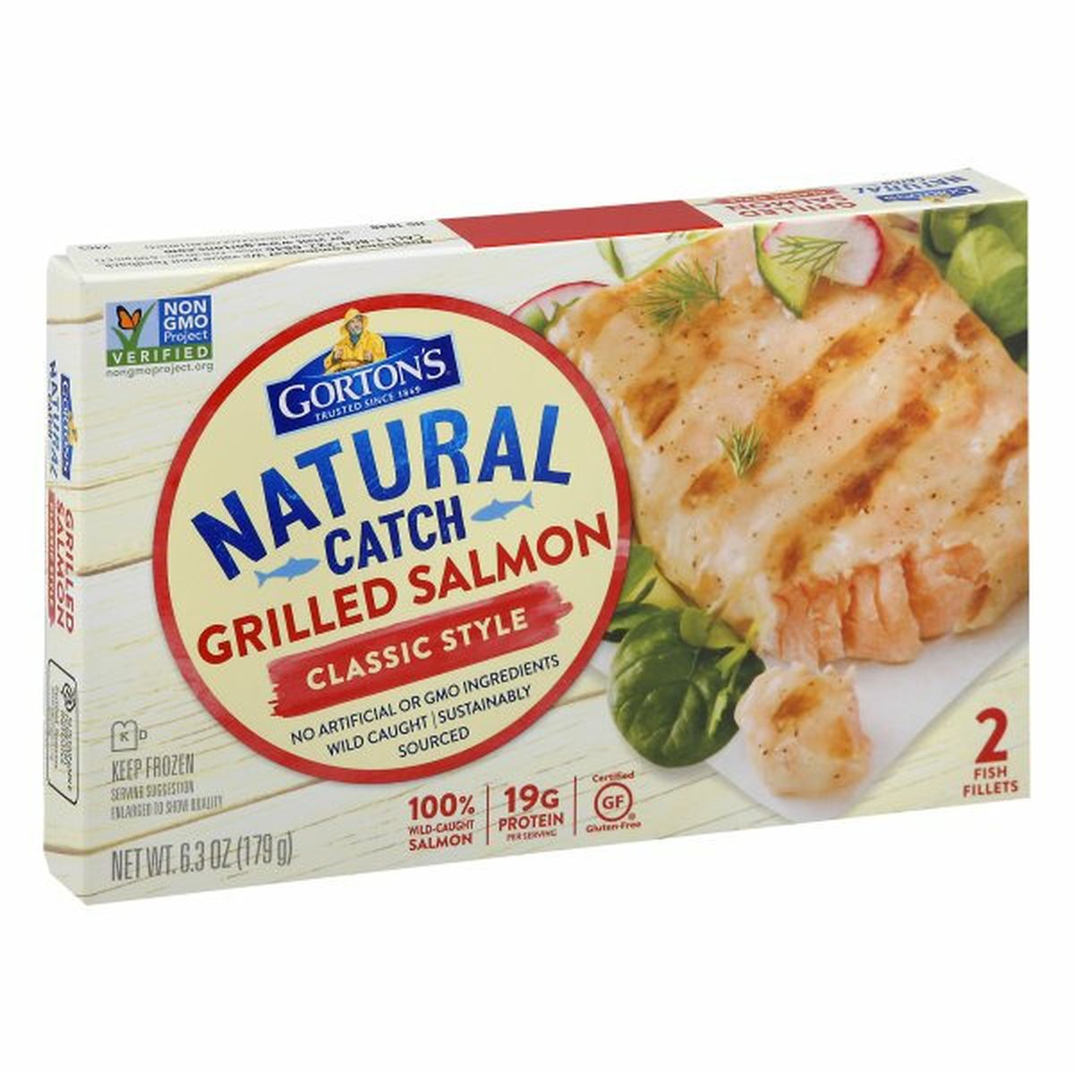 Calories in Gorton's Salmon, Grilled, Classic Style