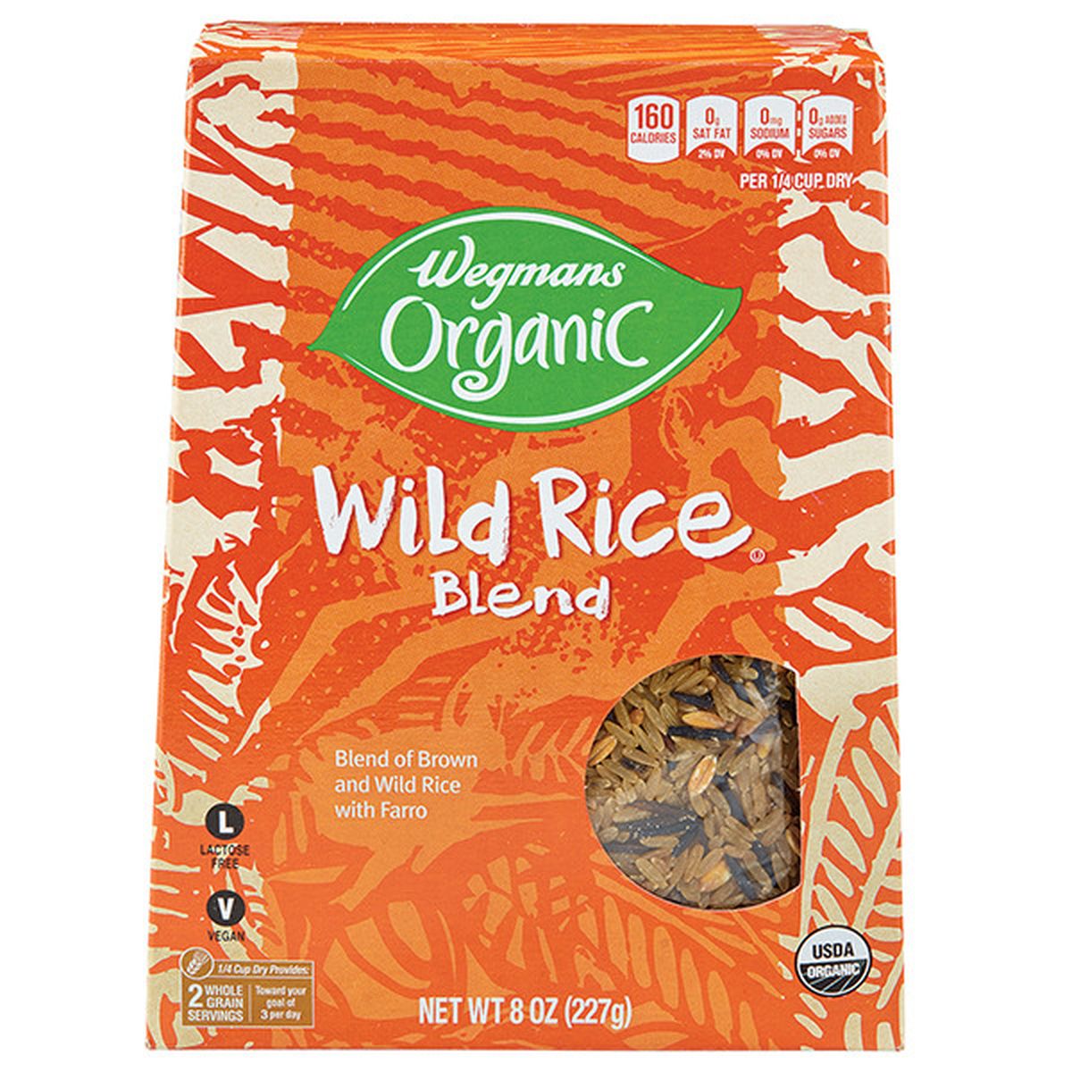 Calories in Wegmans Organic Wild Rice Blend