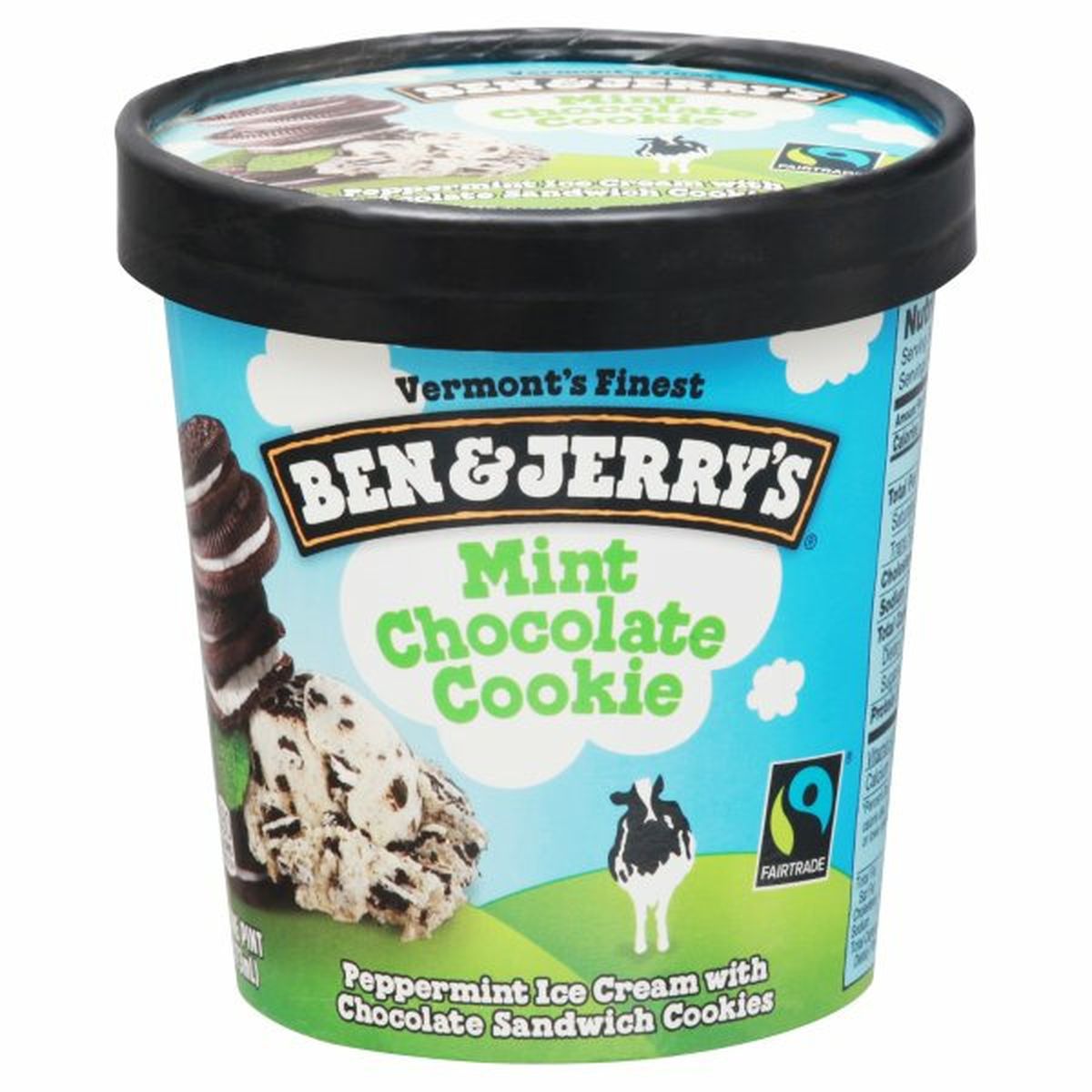 Calories in Ben & Jerry's Ice Cream, Mint Chocolate Cookie