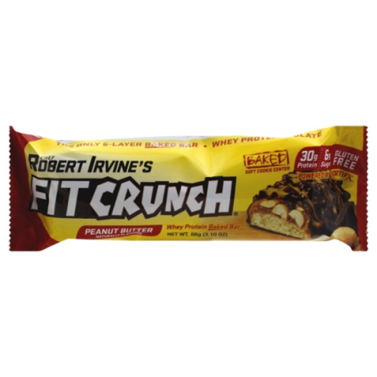Calories in Fitcrunch Protein Bar, Whey Baked, Peanut Butter