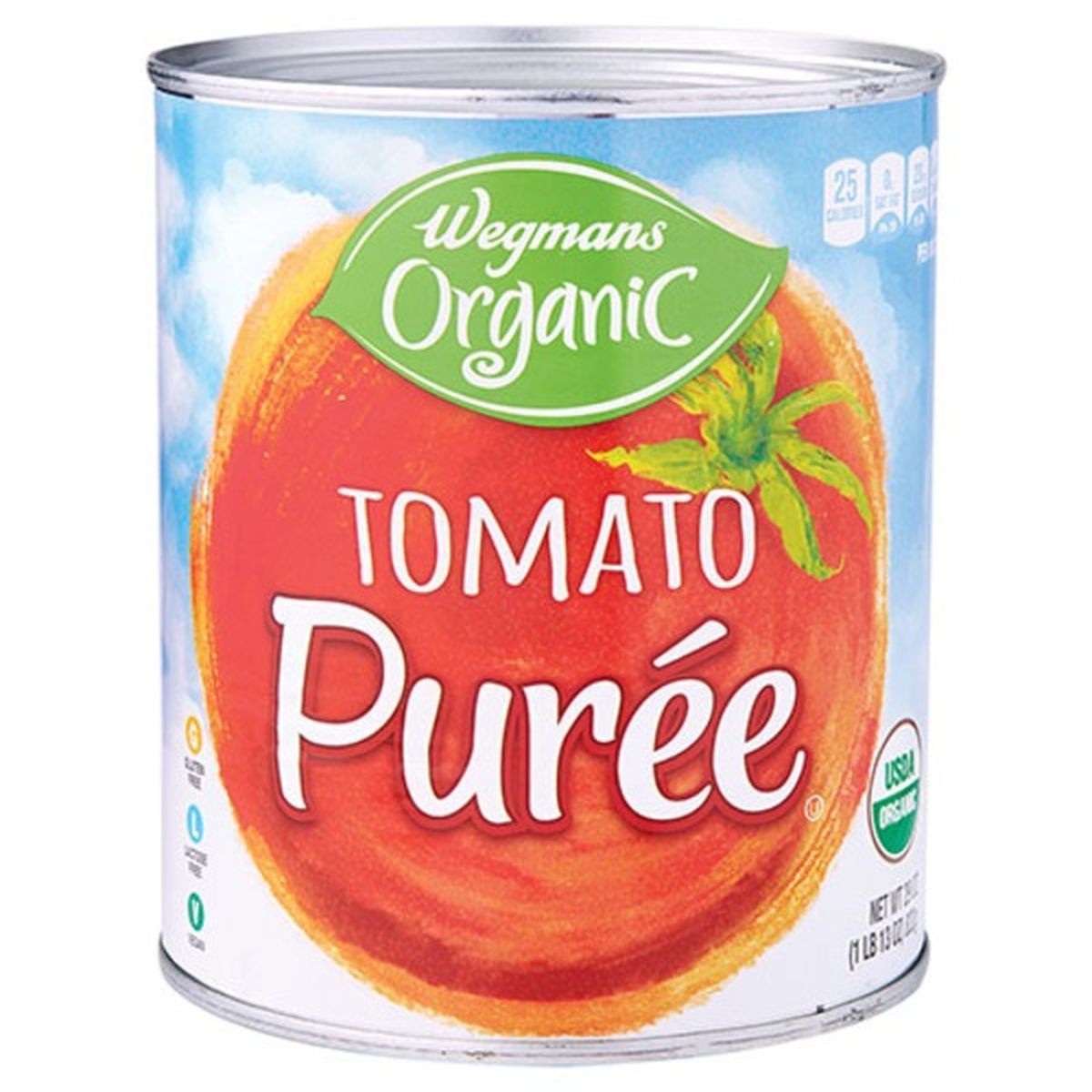 Calories in Wegmans Organic Tomato Puree