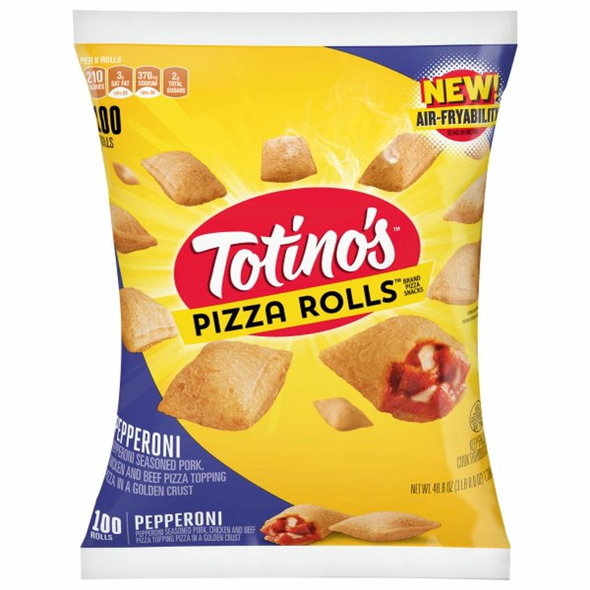 Calories in Totino's Pizza Rolls, Pepperoni