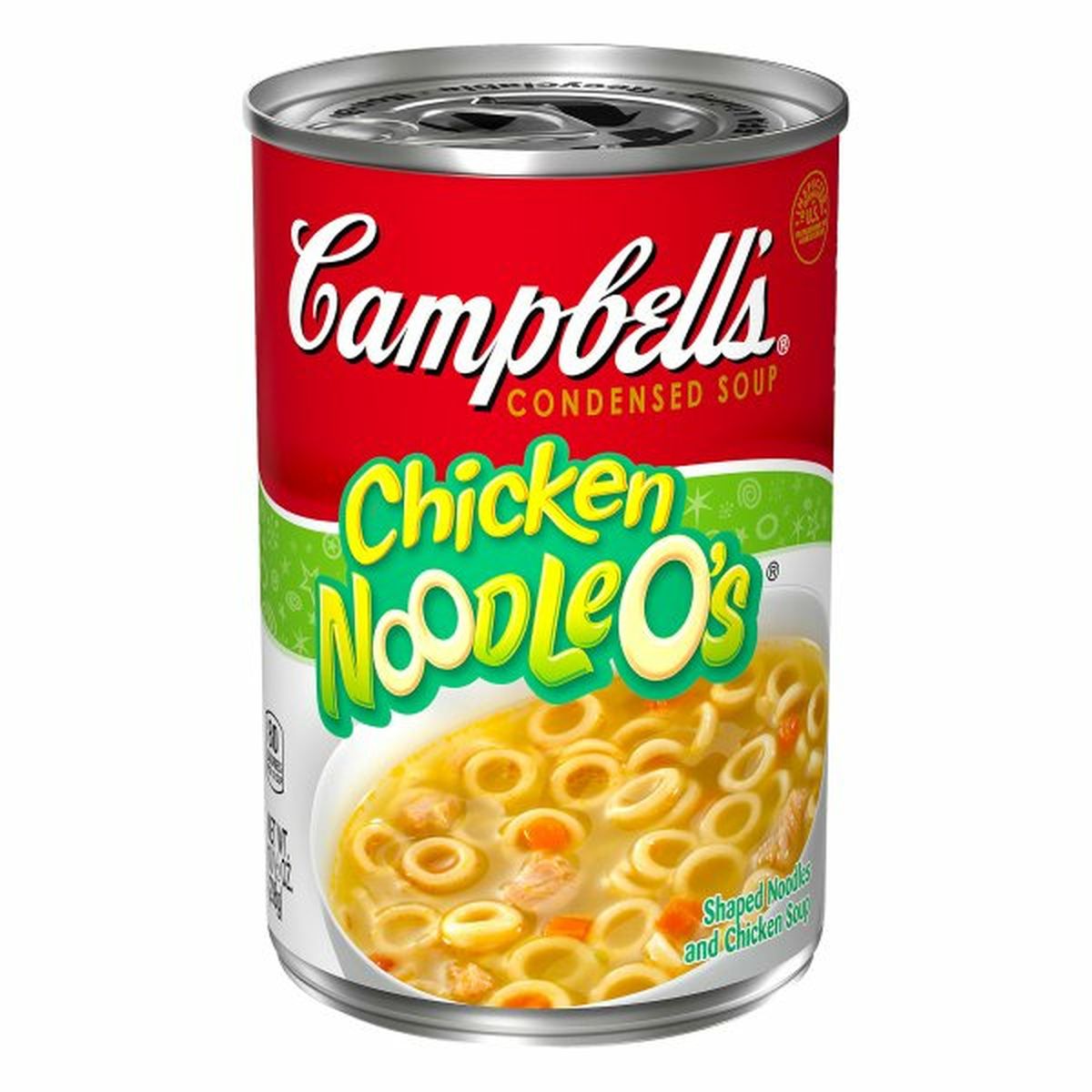 Calories in Campbell'ss Soup, Condensed, Chicken Noodle O's