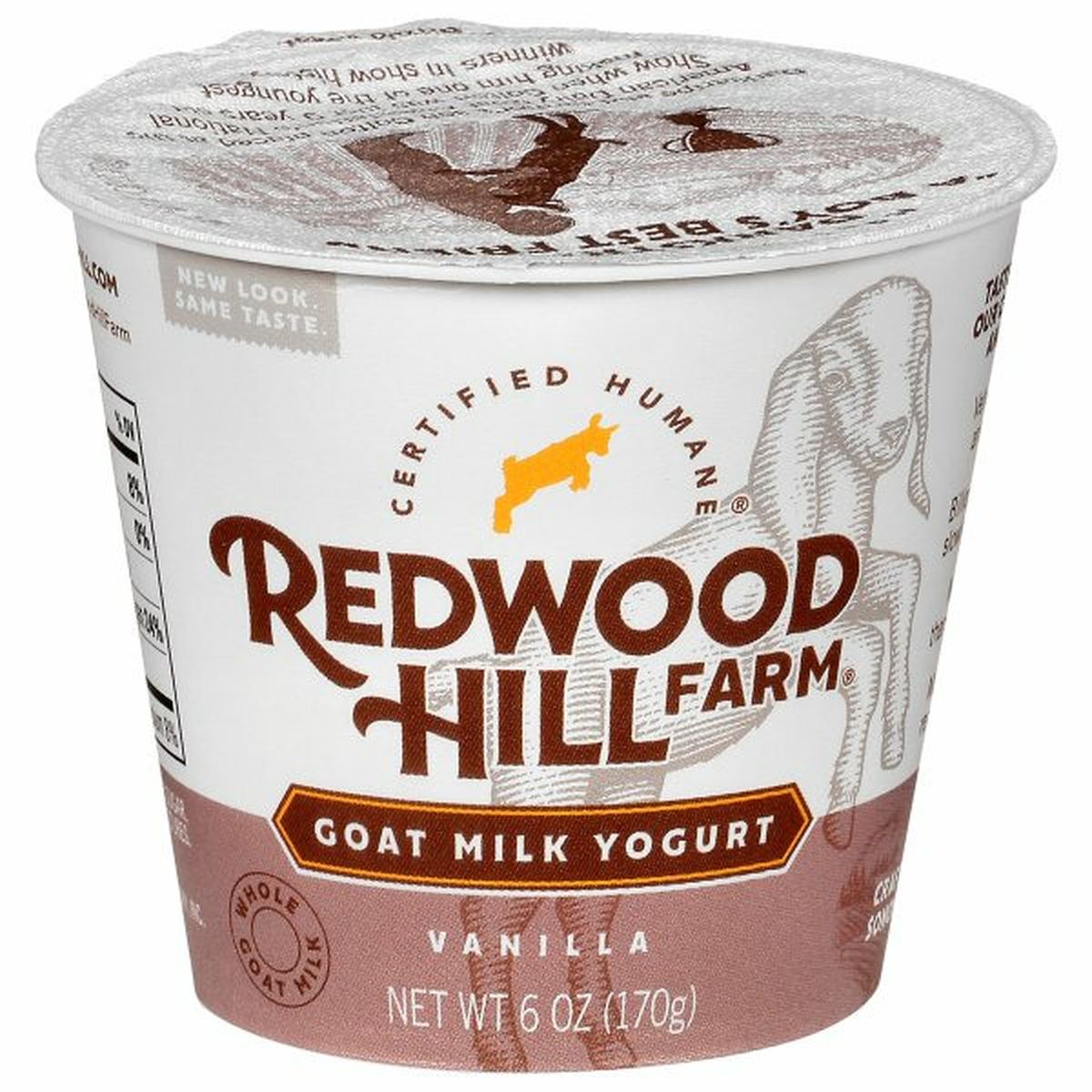 Calories in Redwood Hill Farm Yogurt, Goat Milk, Vanilla
