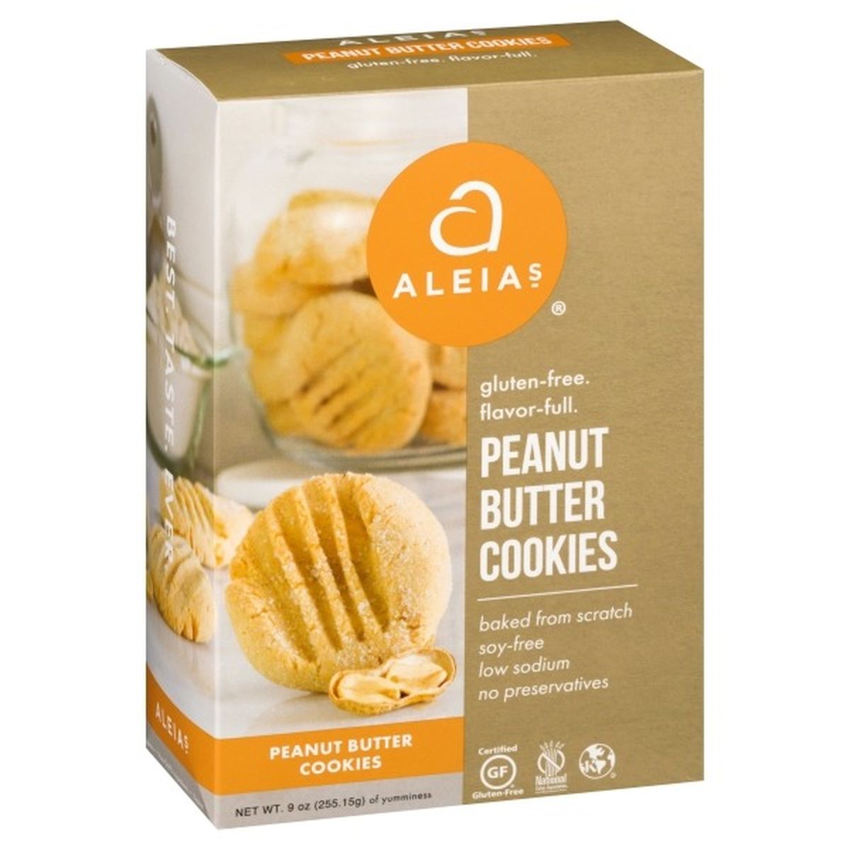 Calories in Aleia's Cookies, Peanut Butter