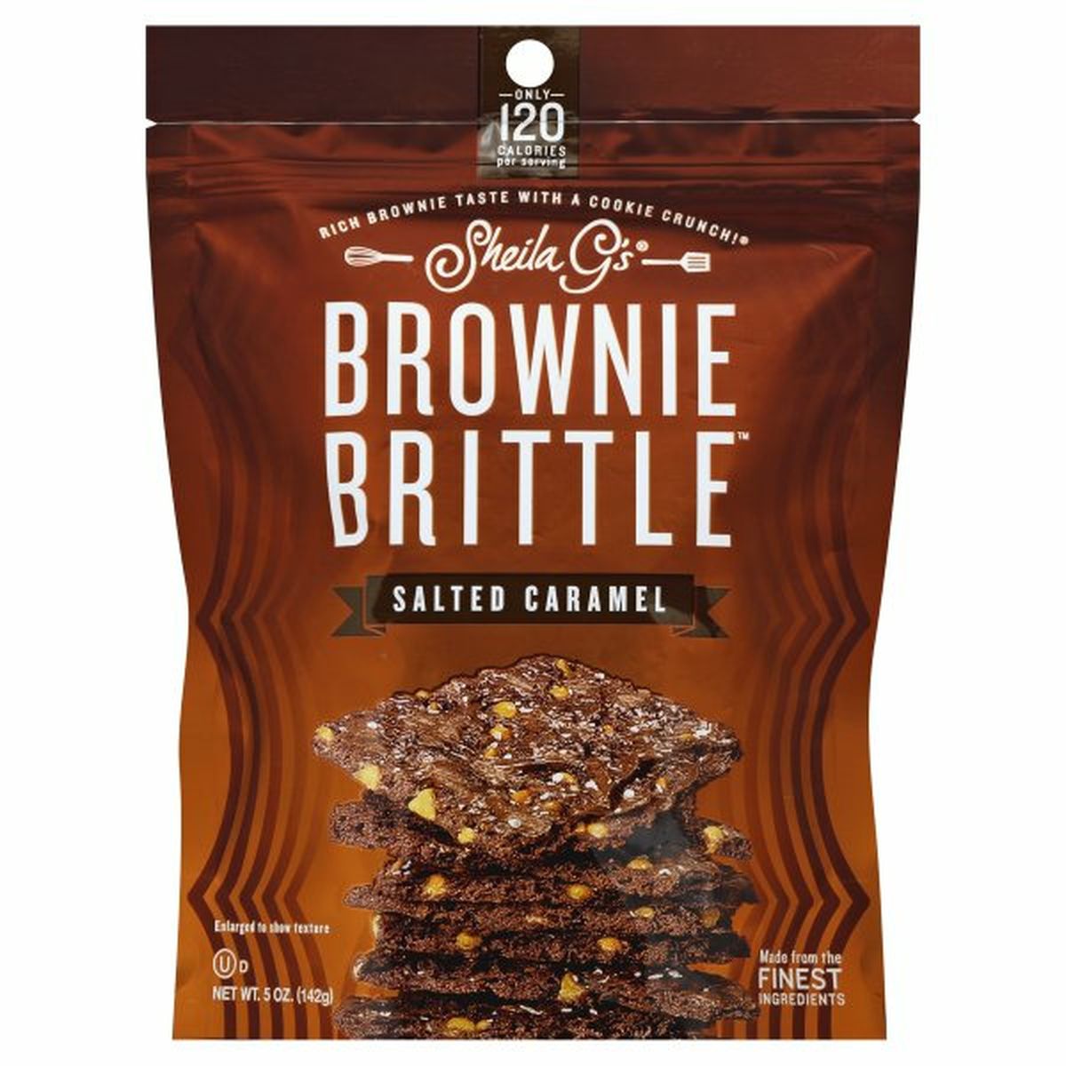 Calories in Sheila G's Brownie Brittle Sheila G's Brownie Brittle, Salted Caramel