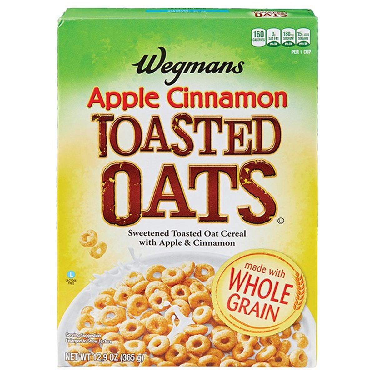 Calories in Wegmans Apple Cinnamon Toasted Oats Cereal