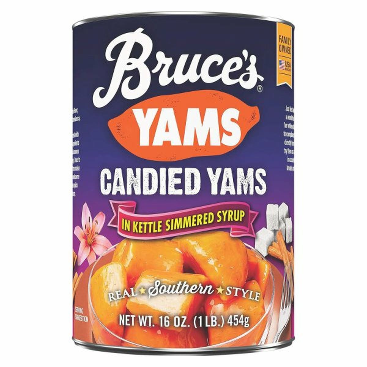 Calories in Bruce's Yams Candied Yams