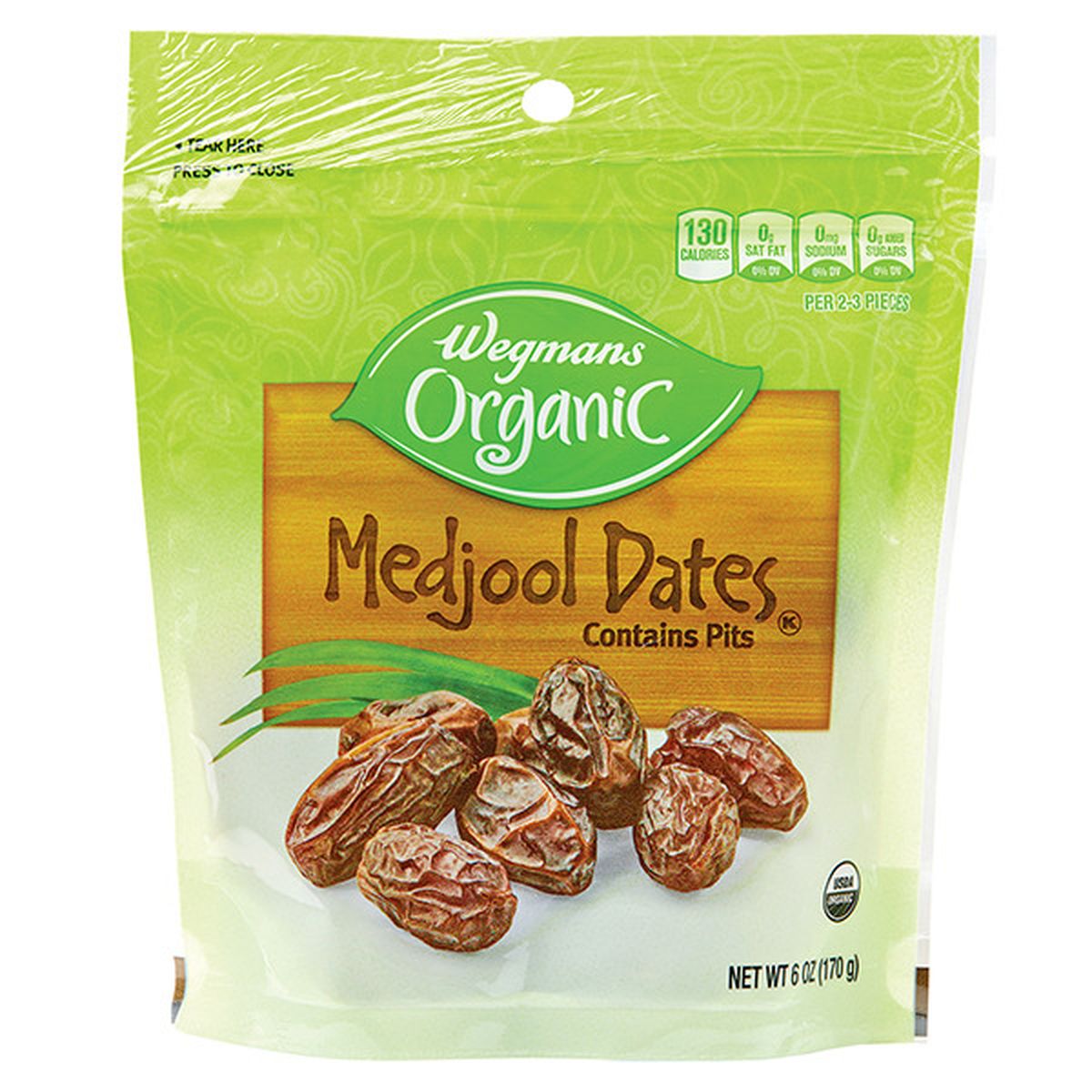 Calories in Wegmans Organic Medjool Dates