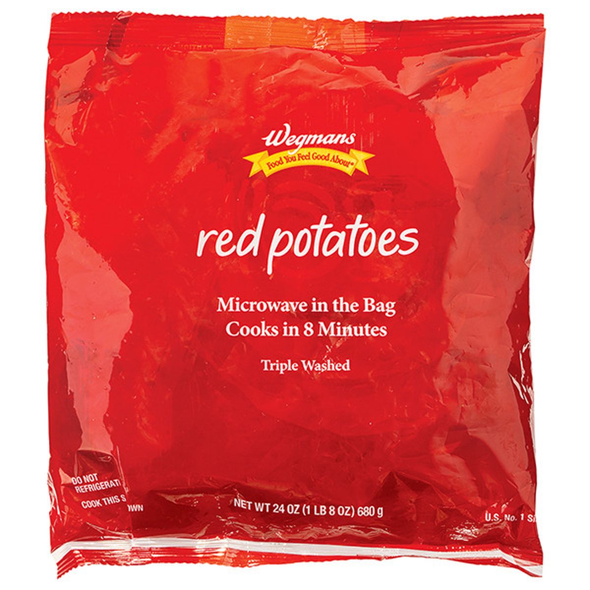 Calories in Wegmans Steamable Red Potatoes, Whole
