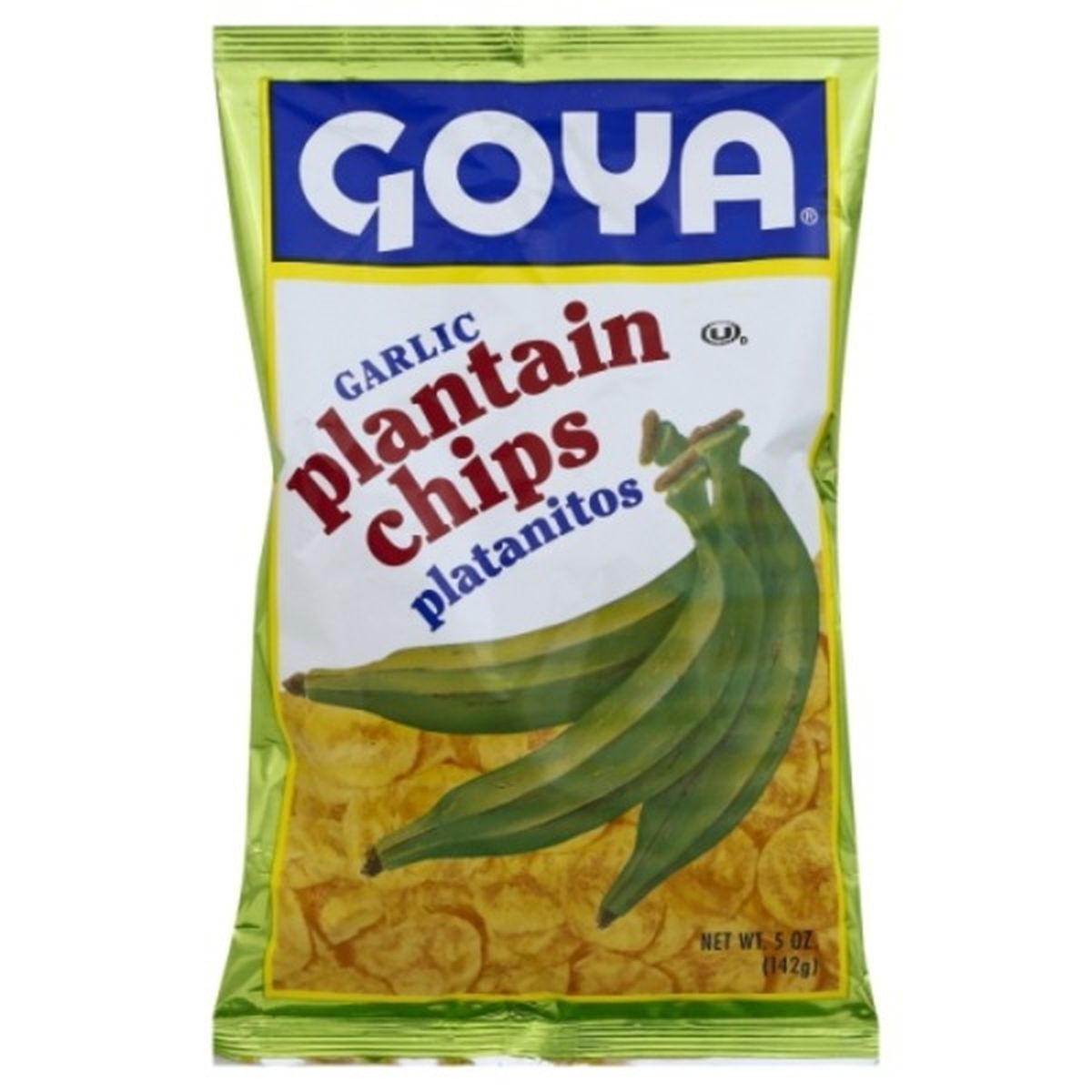 Calories in Goya Plantain Chips, Garlic, Platanitos