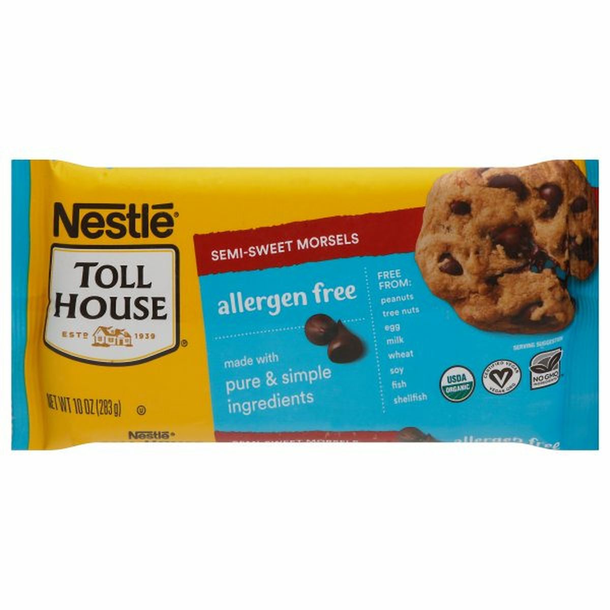 Calories in Toll House Morsels, Semi-Sweet, Allergen Free