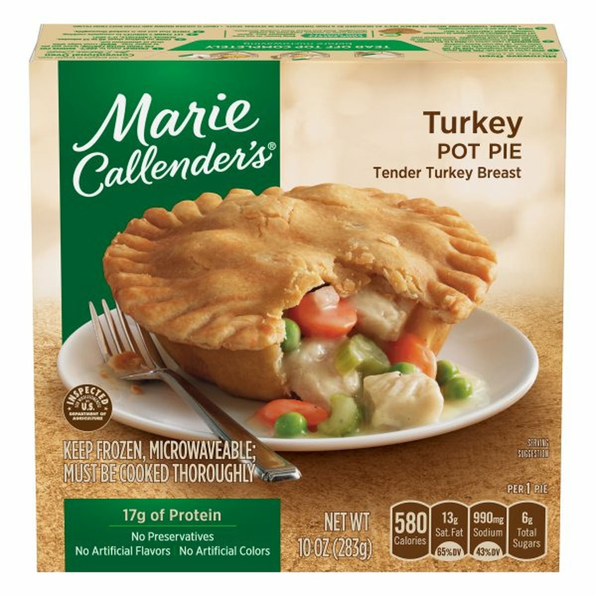 Calories in Marie Callender's Pot Pie, Turkey