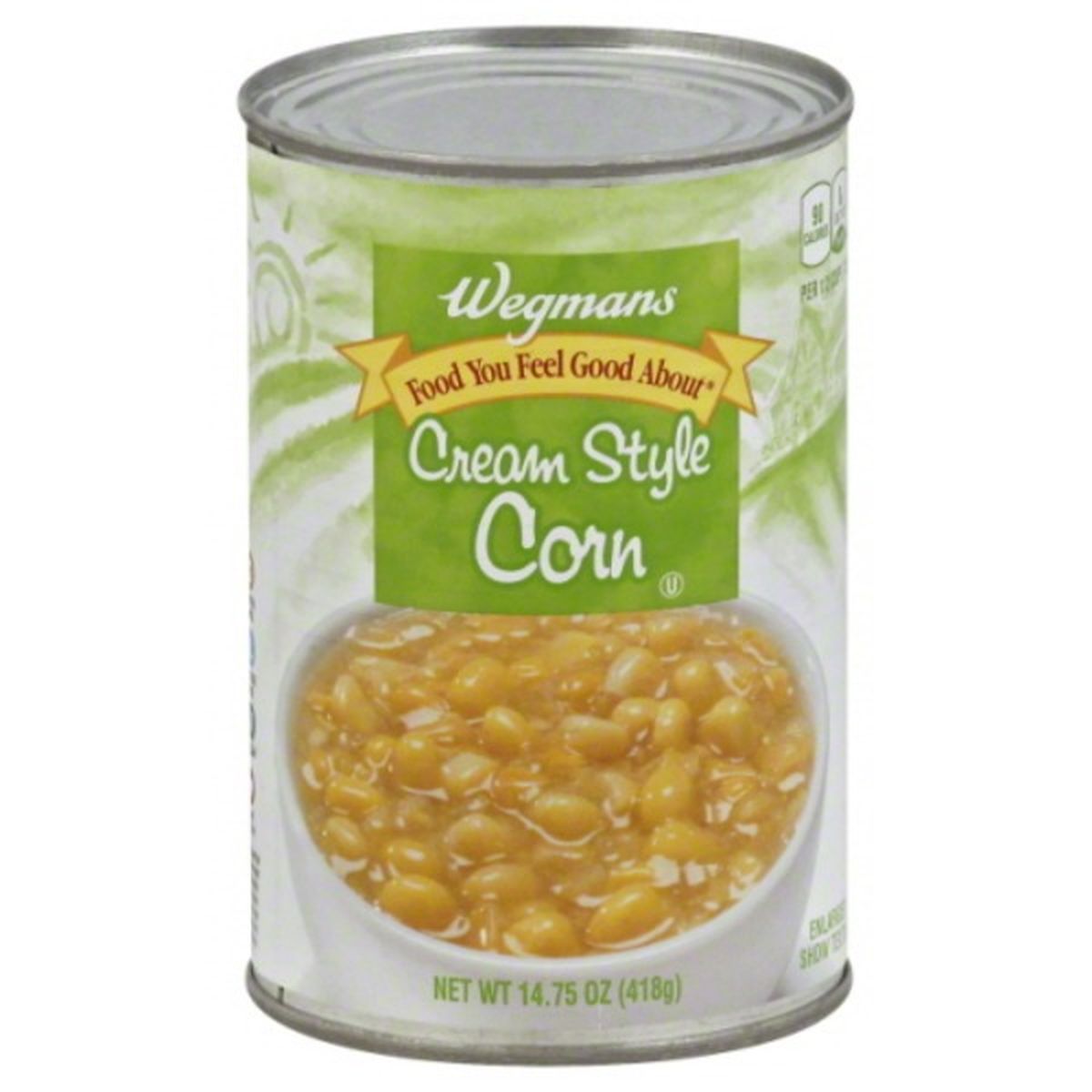 Calories in Wegmans Cream Style Corn