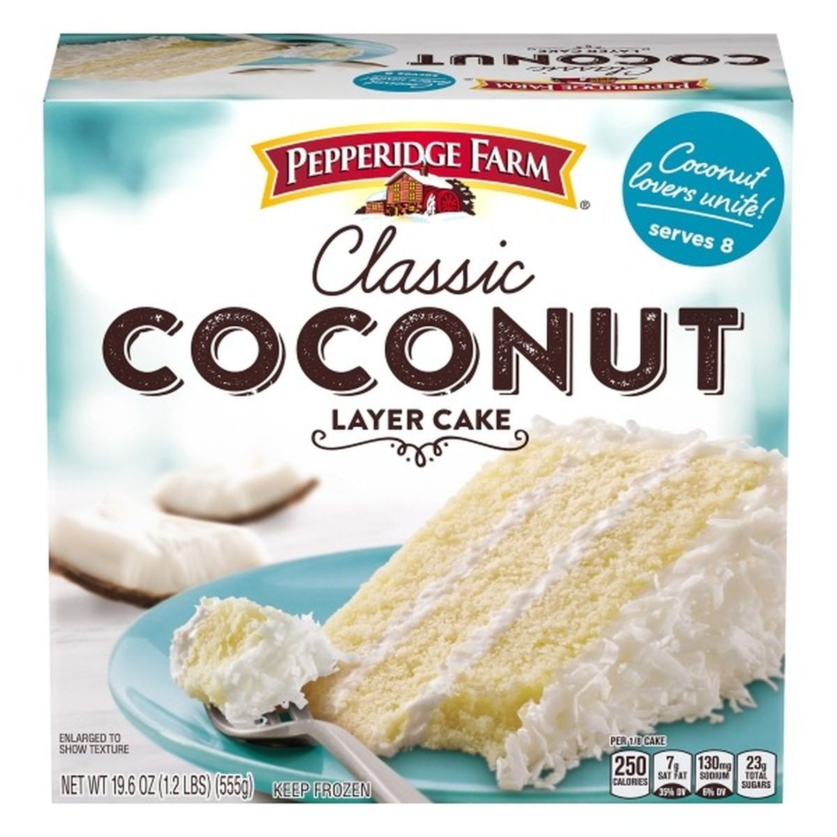 Calories in Pepperidge Farms  Layer Cake, Classic Coconut