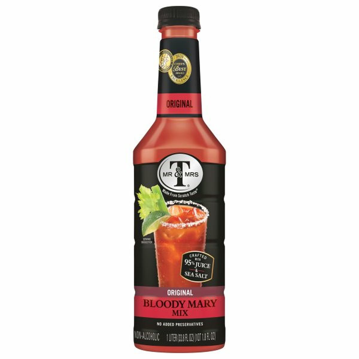Calories in Distributed Consumables Bloody Mary Mix, Original
