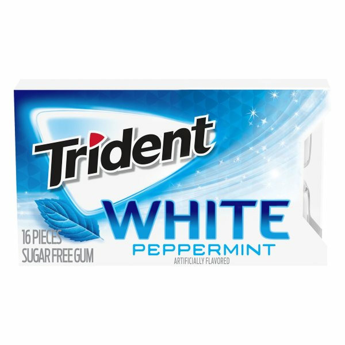 Calories in Trident  Gum, Sugar Free, Peppermint