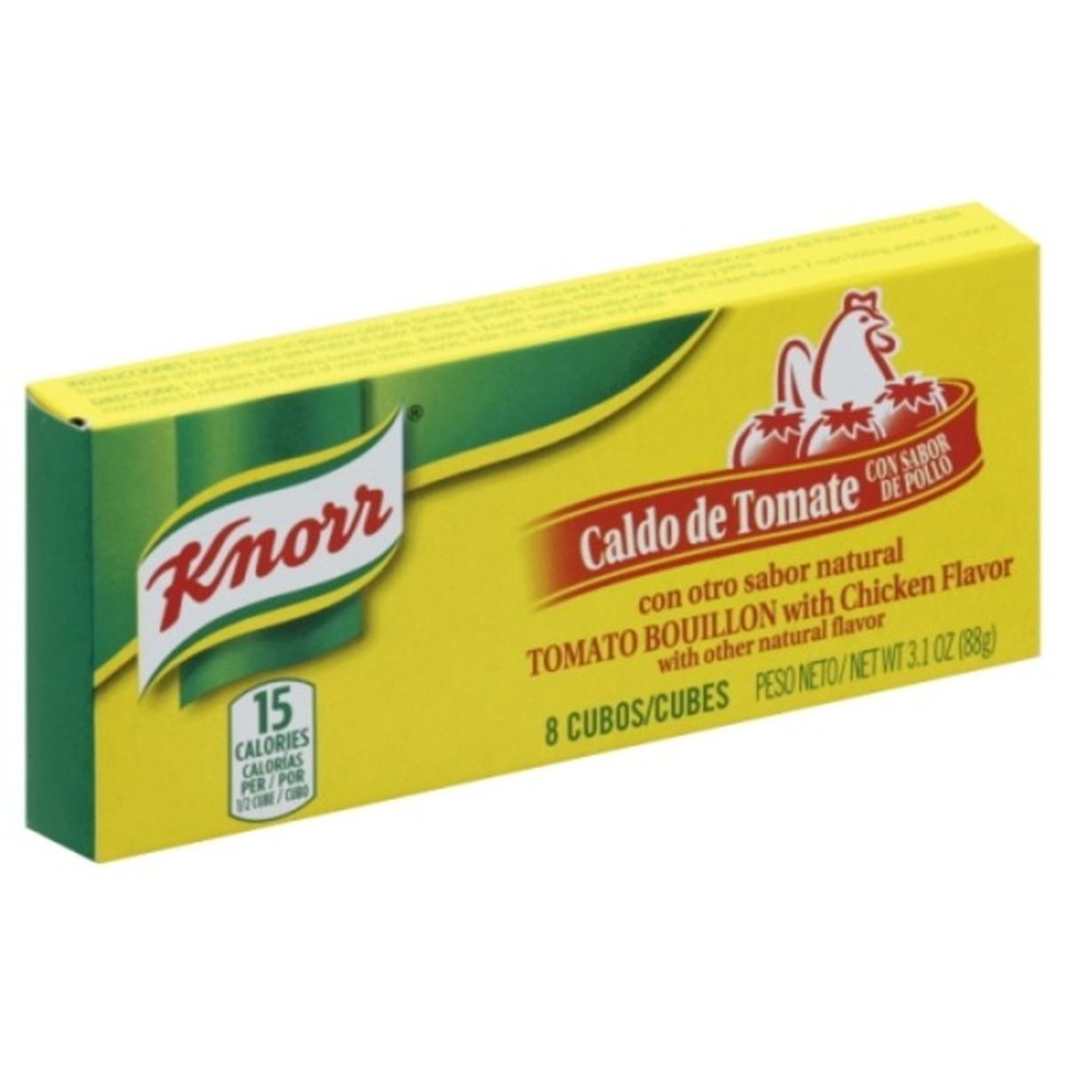 Calories in Knorr Bouillon, Tomato, with Chicken Flavor