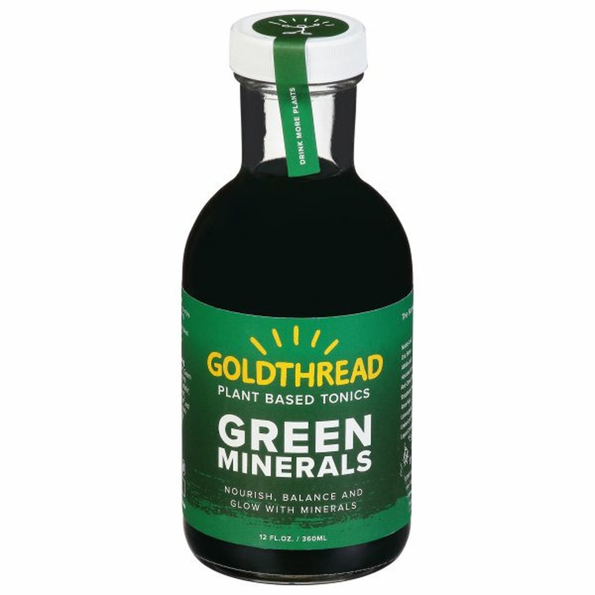 Calories in Goldthread Tonics, Plant Based, Green Minerals
