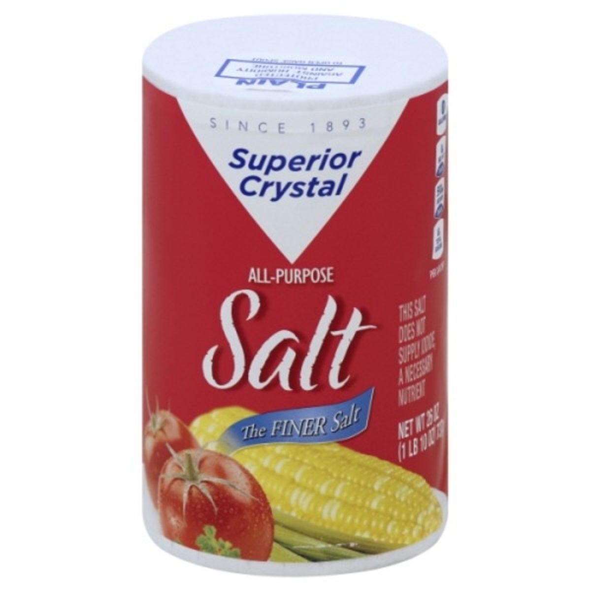 Calories in Superior Crystal Salt, All-Purpose