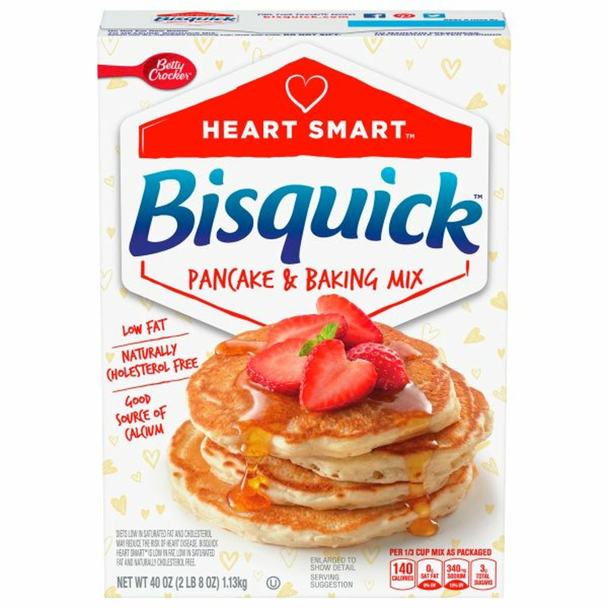 Calories in Betty Crocker Heart Smart Pancake & Baking Mix