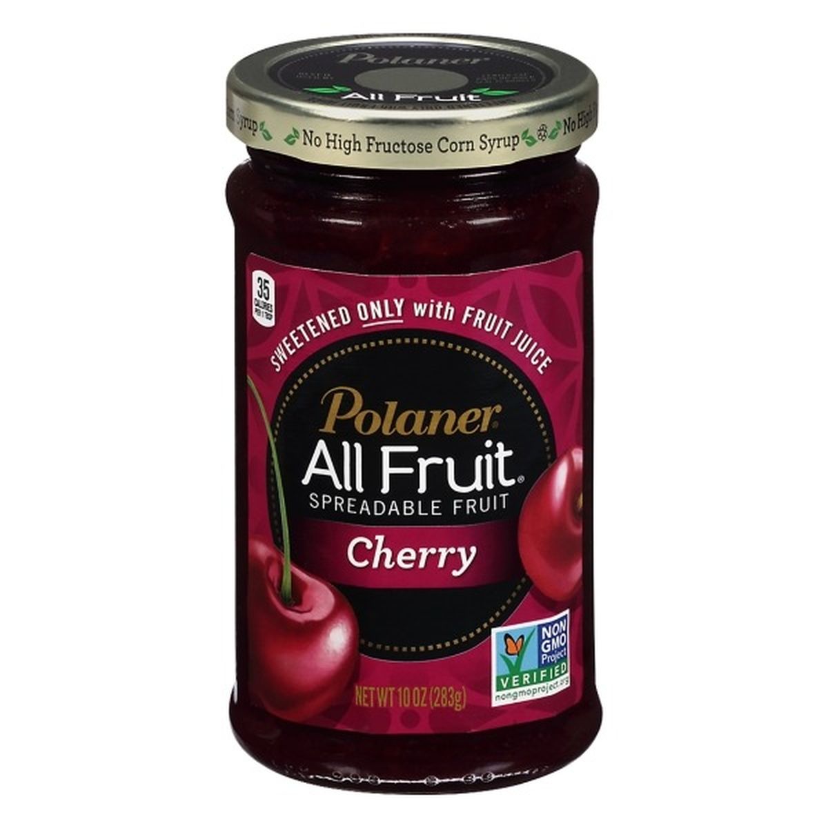 Calories in Polaner All Fruit Spreadable Fruit, Cherry