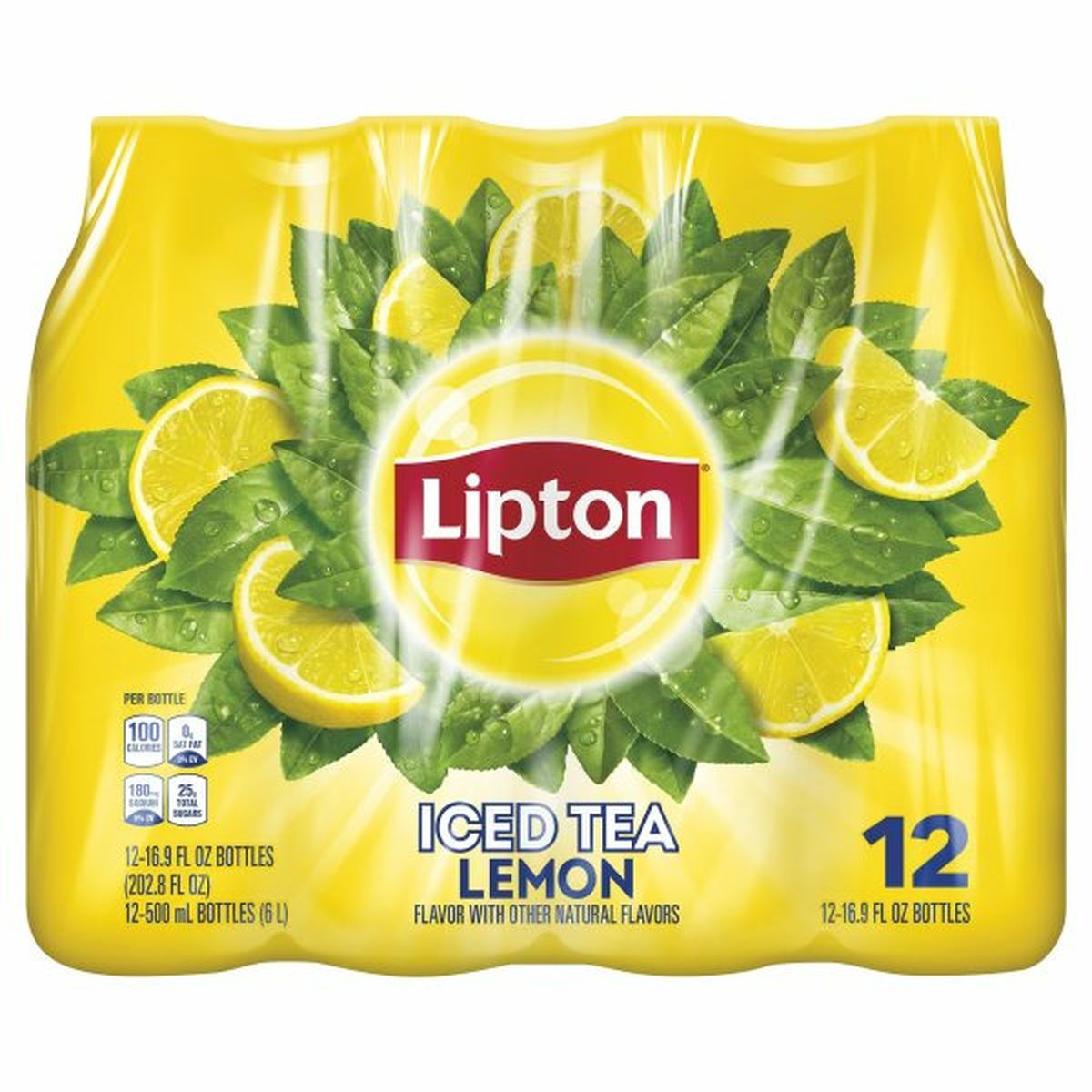 Calories in Lipton Iced Tea, Lemon