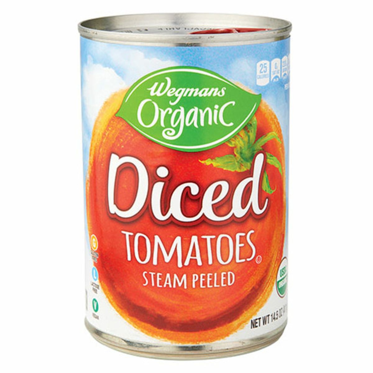 Calories in Wegmans Organic Diced Tomatoes