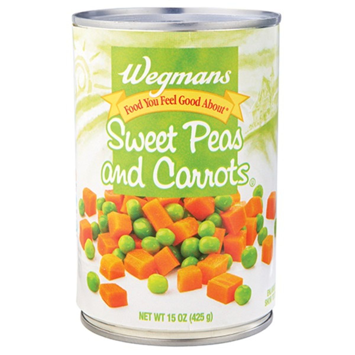 Calories in Wegmans Sweet Peas and Carrots