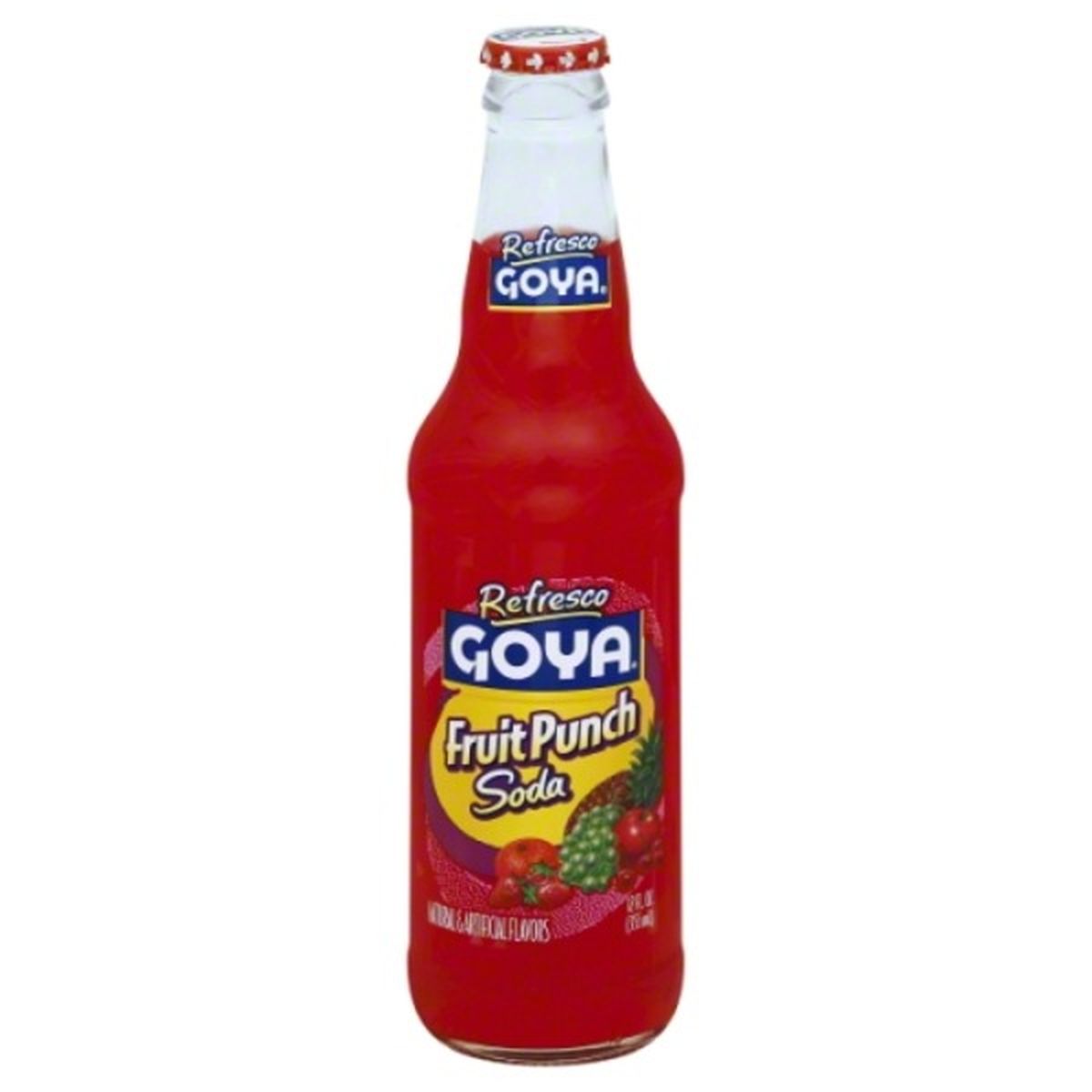 Calories in Goya Refresco Soda, Fruit Punch